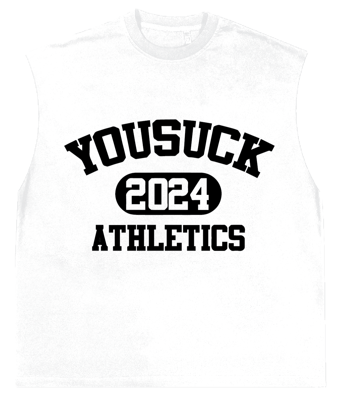 YOU SUCK ATH. SLEEVELESS TEE (2 COLORS)