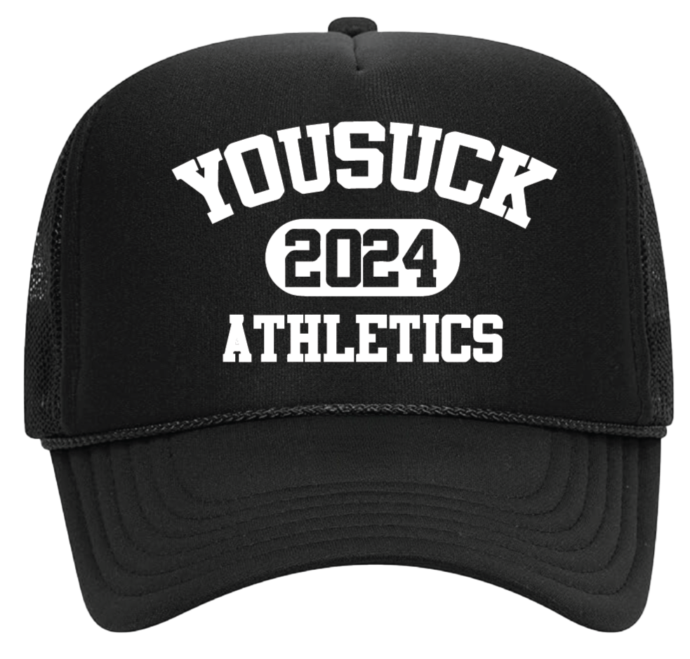 YOU SUCK ATH. BLACK TRUCKER (2 COLORS)