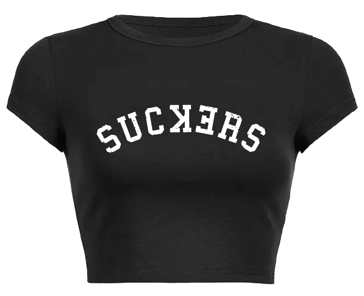 SUCKERS WOMENS CROPPED TEE